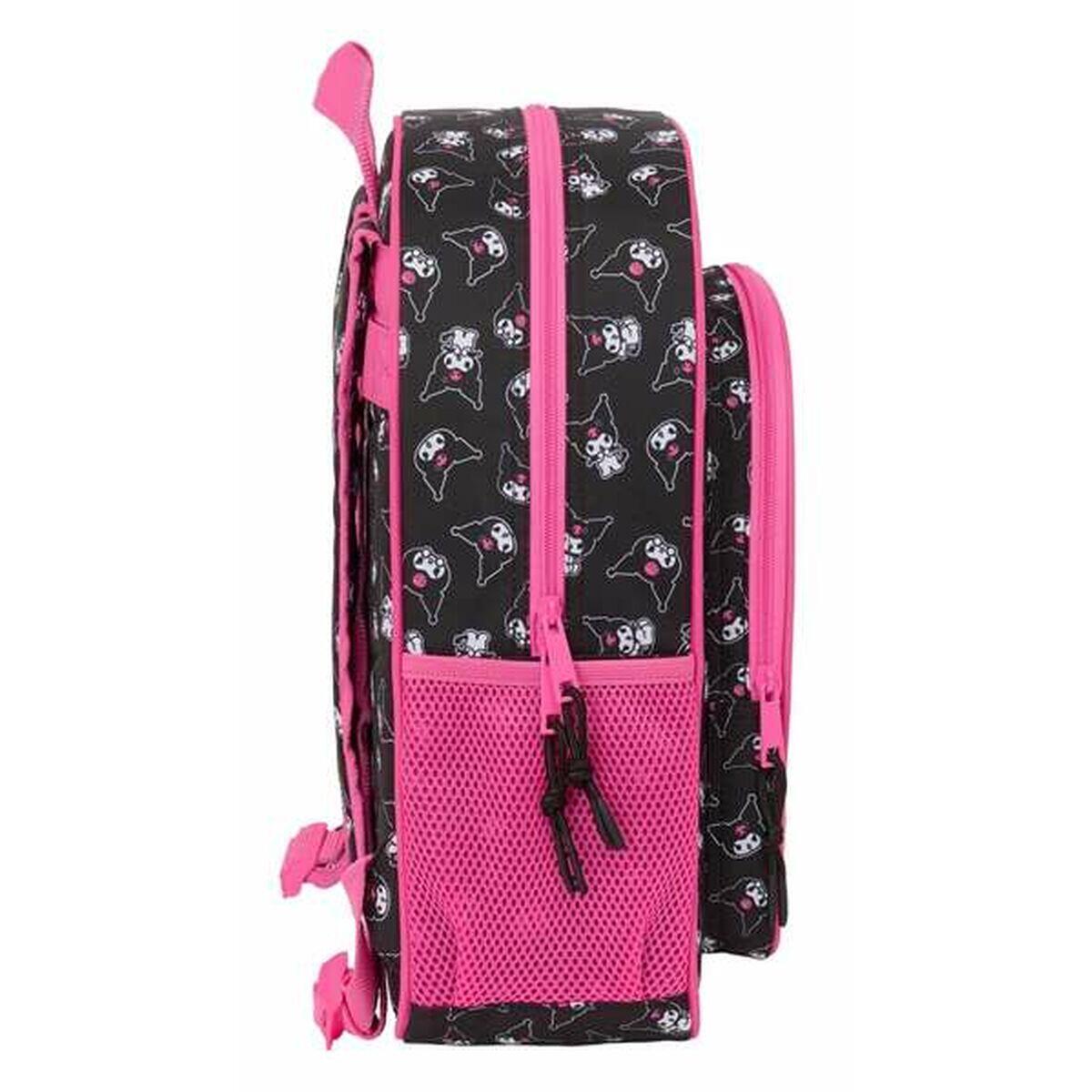 Mochila compatible con carrito ajustable Safta Hello Kitty Kuromi 4/4