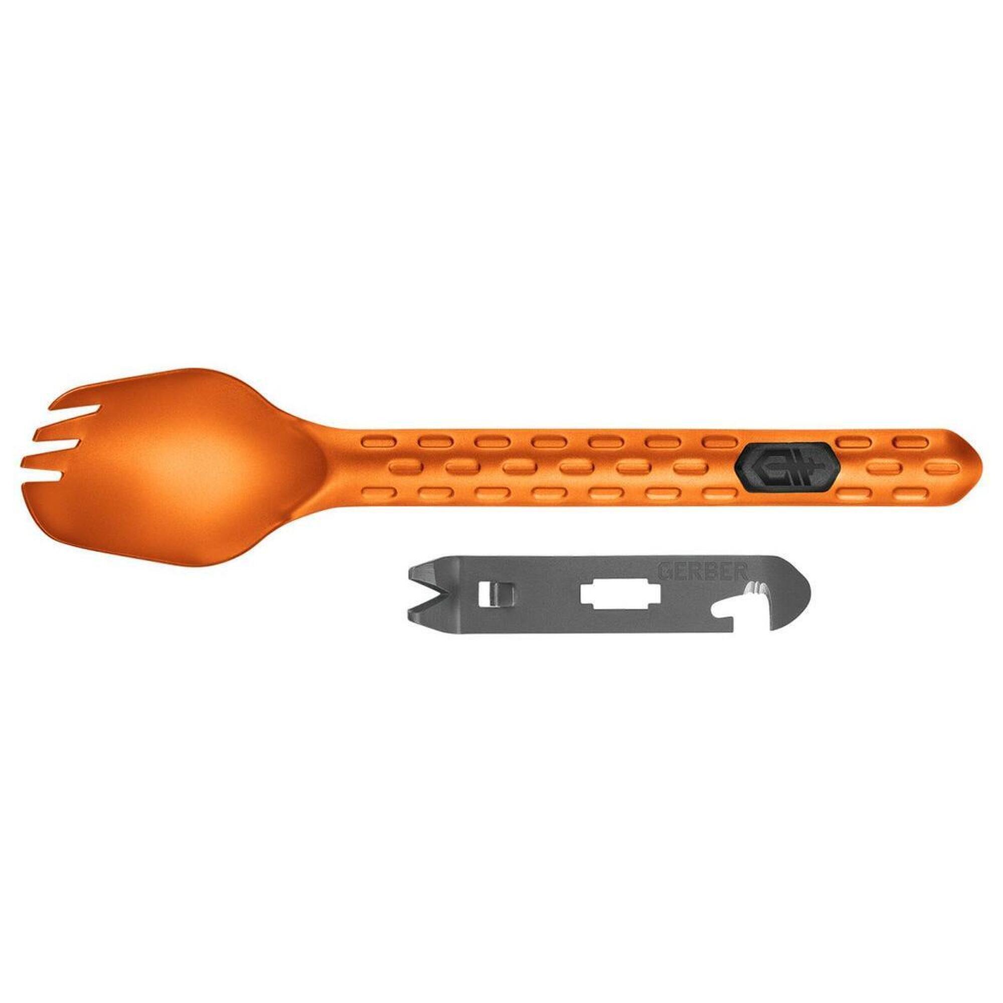 Gerber - Spork Gerber Devour Compleat – Orange, Combiné Cuillère-fourchette - Couteau Multifonction - No Size - Decathlon