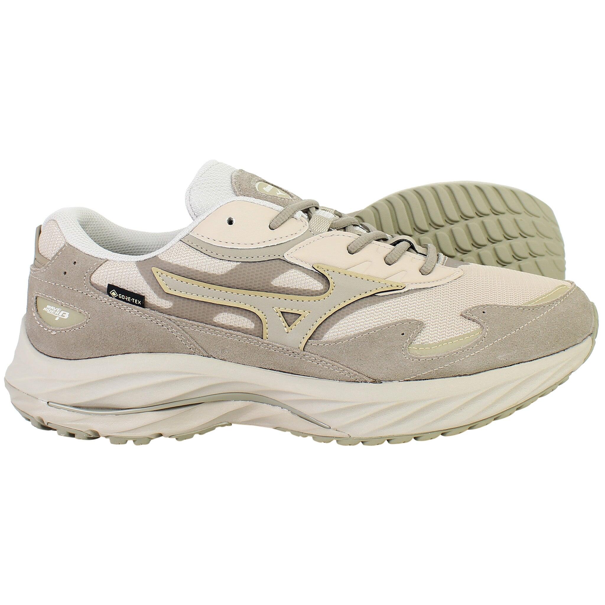 Mizuno Wave Rider Beta Gore-Tex Mens Brown Running Shoes MIZUNO