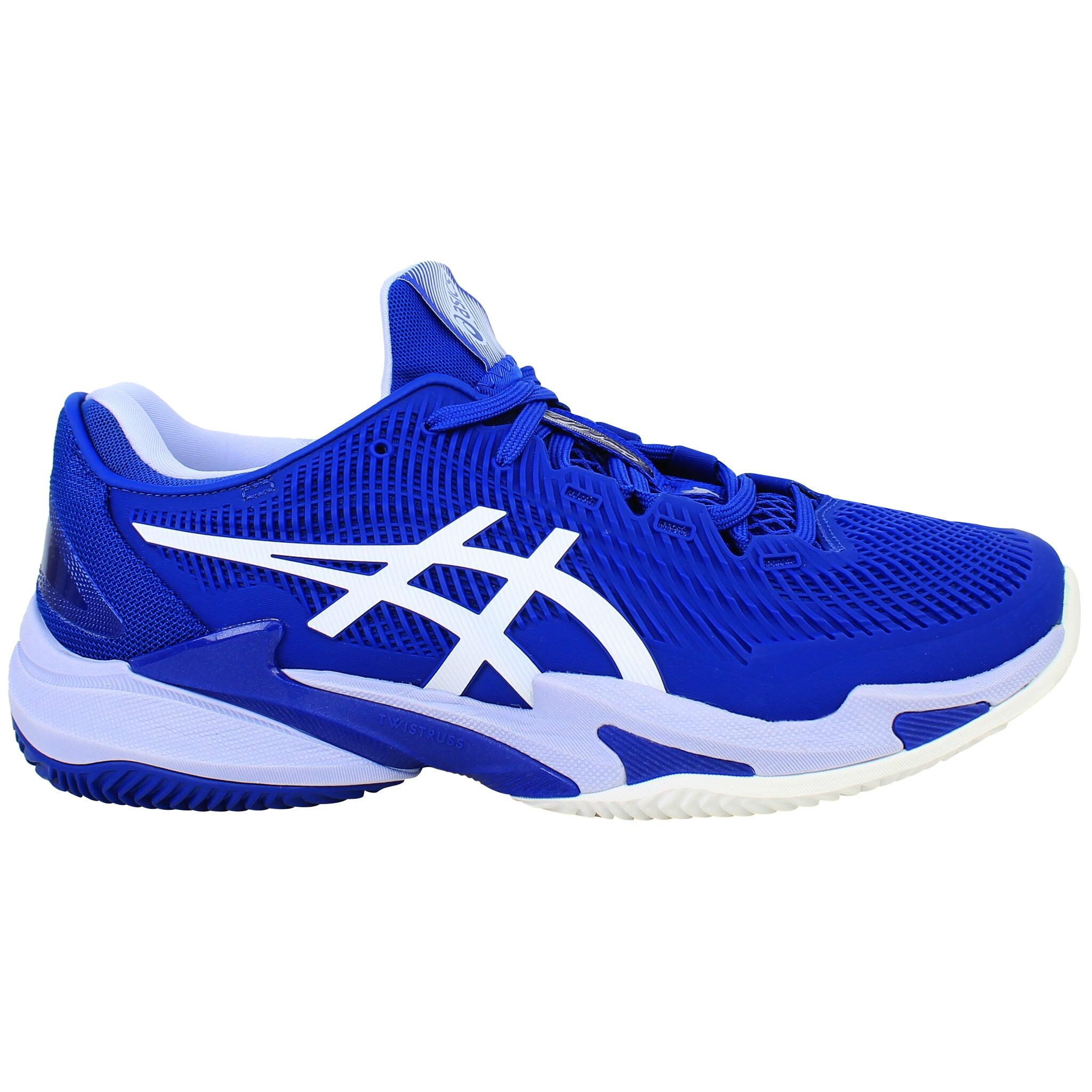 Asics Court FF 3 Novak Clay Mens Blue Tennis Shoes | Decathlon