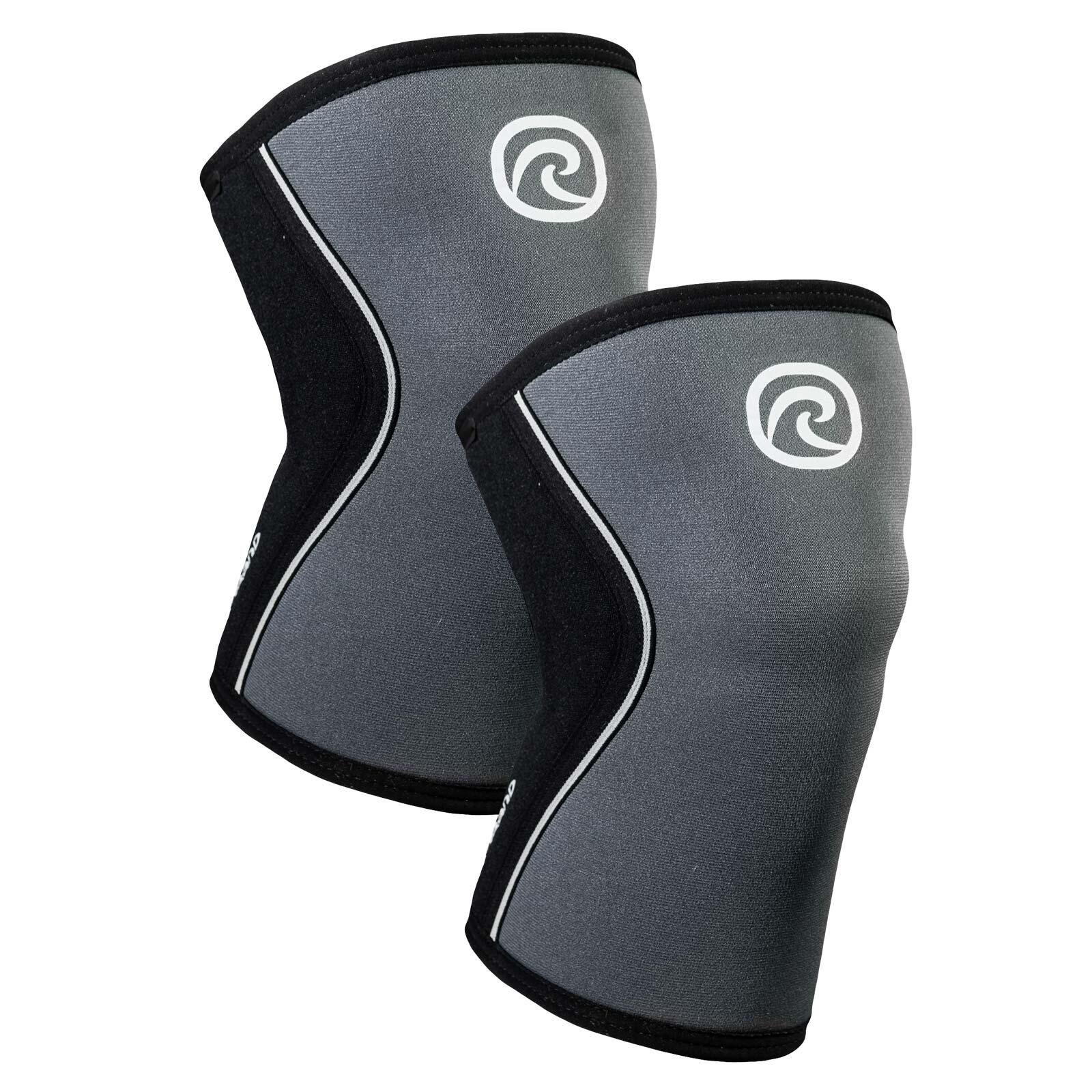 Rehband - Rehband Rx Genouillère 7 Mm | Bandage Genou Haltérophilie & Entraînement - Genouillère De Maintien - Gris - Decathlon