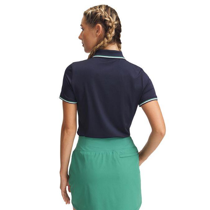 Under Armour Drive Dames Rib Polo Midnight Navy 3/3