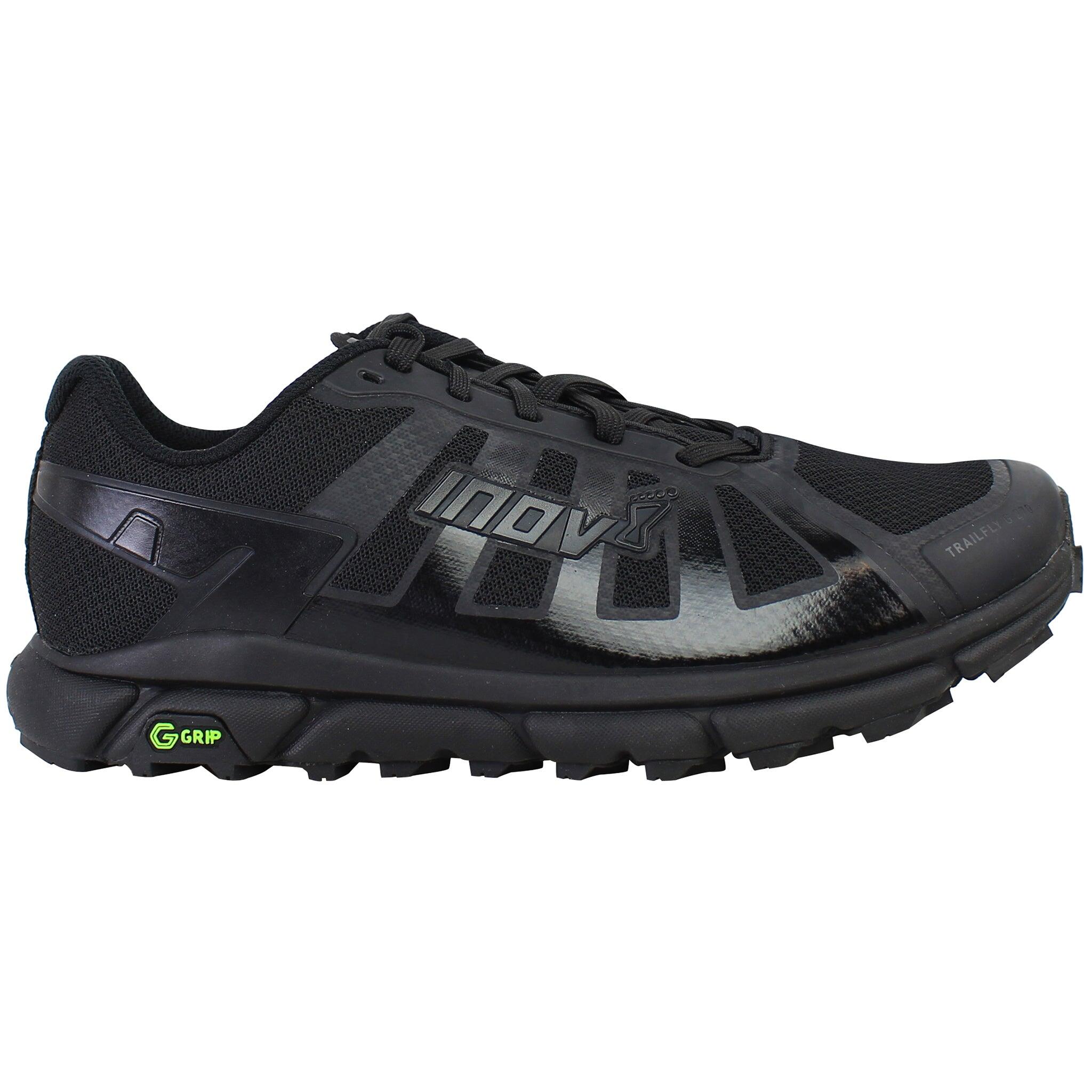 Inov-8 Trailfly G 270 Mens Black Running Shoes INOV Decathlon