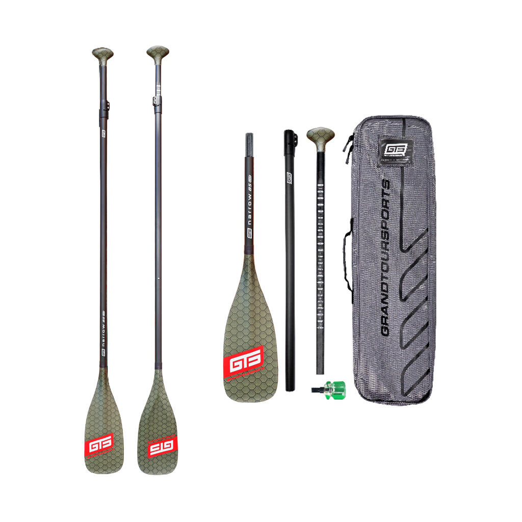 GTS GRANDTOURSPORTS GTS NARROW 85 UD pagaia SUP Kevlar-Carbon 3 pezzi, 168–210 cm, 629 g