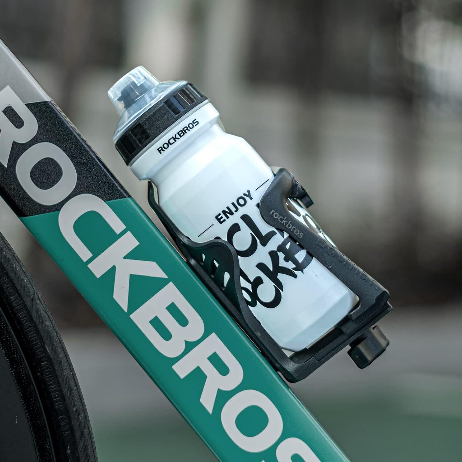 ROCKBROS Porte Bidon Vélo, Porte Gourde VTT Réglable Léger 3/6