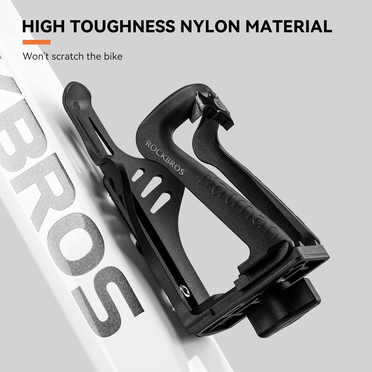ROCKBROS Porte Bidon Vélo, Porte Gourde VTT Réglable Léger 5/6