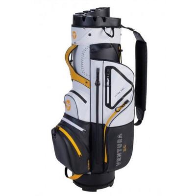 Fastfold cartbag ventura zwart wit geel