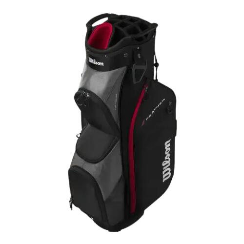 WILSON STAFF Wilson Staff Wilson Feather Cartbag Zwart/Grijs/Rood