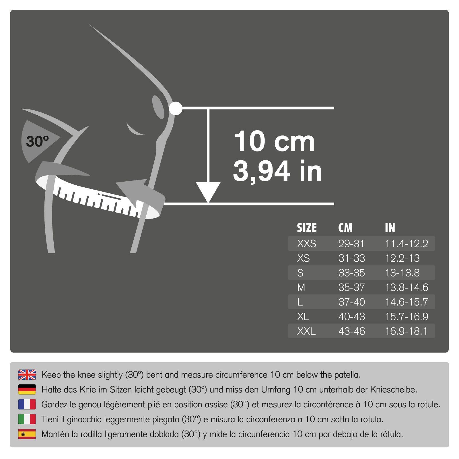 Rehband RX Genouillère 3 mm | Bandage genou sports d’endurance 4/4