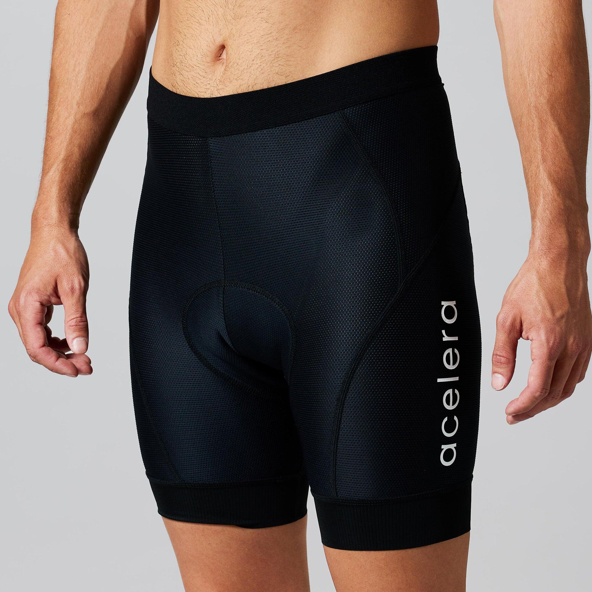 Acelera - Caleçon De Cyclisme Avec Peau De Chamois - Sous-vêtements De Cyclisme - Cuissard De Vélo - Noir - 52 2xl - Decathlon