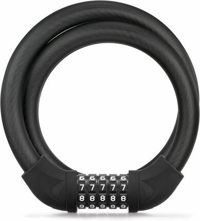 ROCKBROS Antivol Vélo à Code, Câble 5 Chiffres pour Vélo et Trottinette