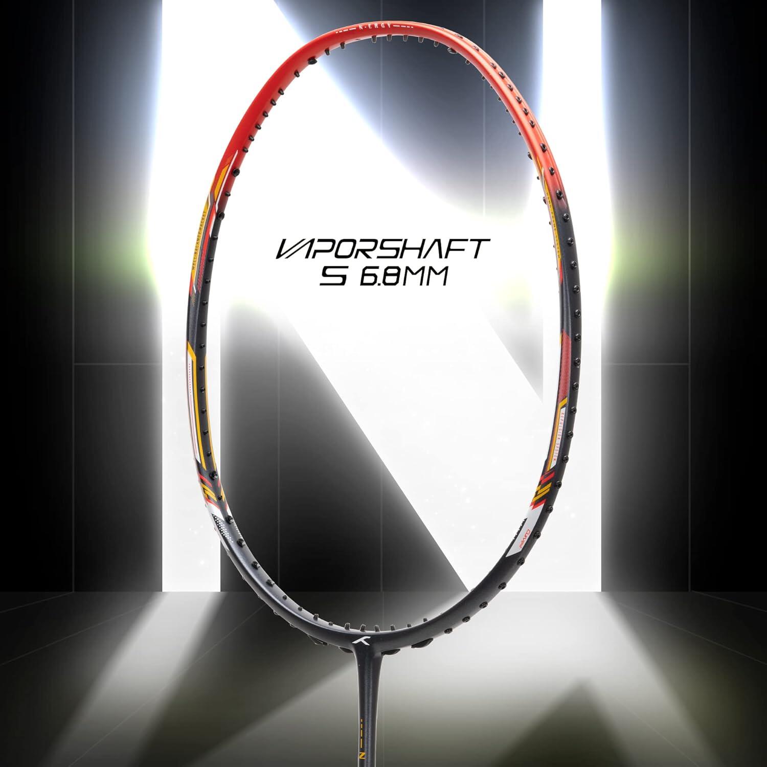 N-ERGY 80 Carbon-Badmintonschläger Besaitet für Fortgeschrittene 5/6