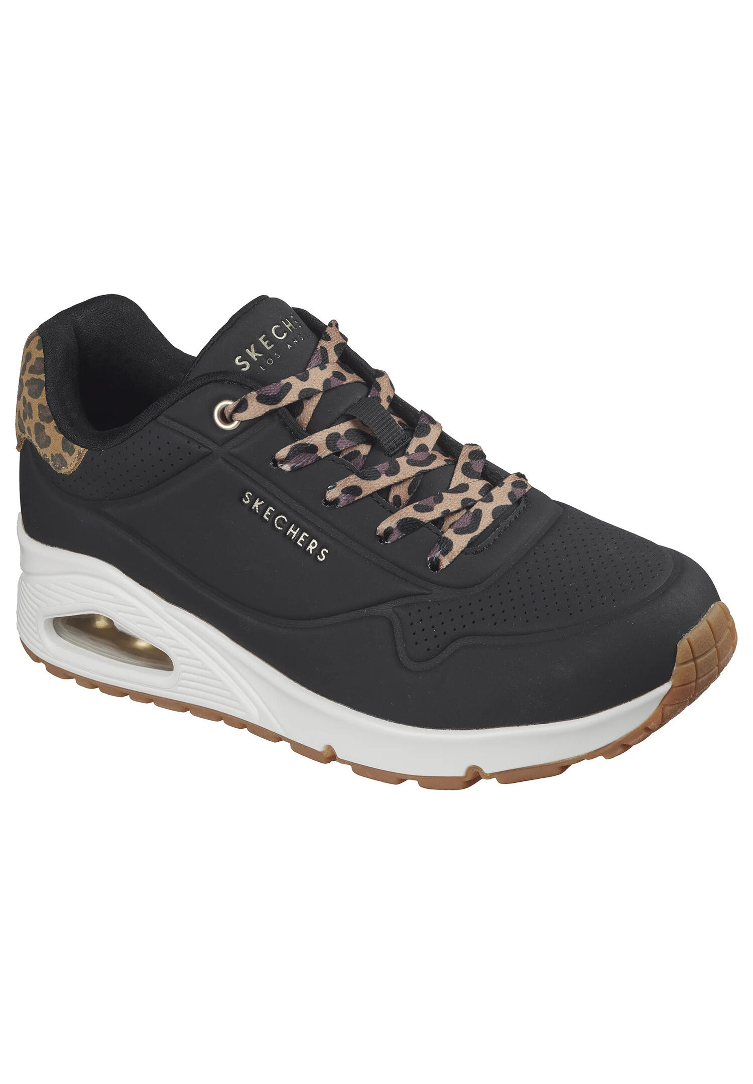 Baskets Femme Baskets Skechers UNO-JUNGLE NITE Noir Skechers