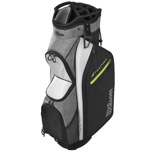 WILSON STAFF Wilson Staff Wilson Feather Cartbag Zwart/Grijs/Wit