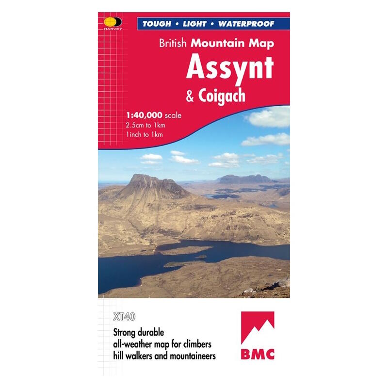 HARVEY MAPS British Mountain Map - Assynt & Coigach