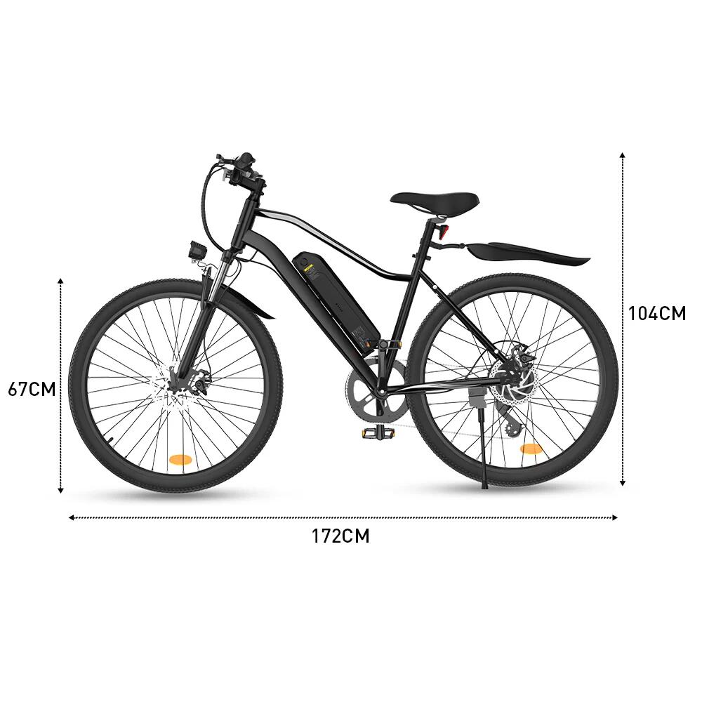 Bici elettrica per adulti iScooter EB3 Batteria 36V 10,4AH 6/6