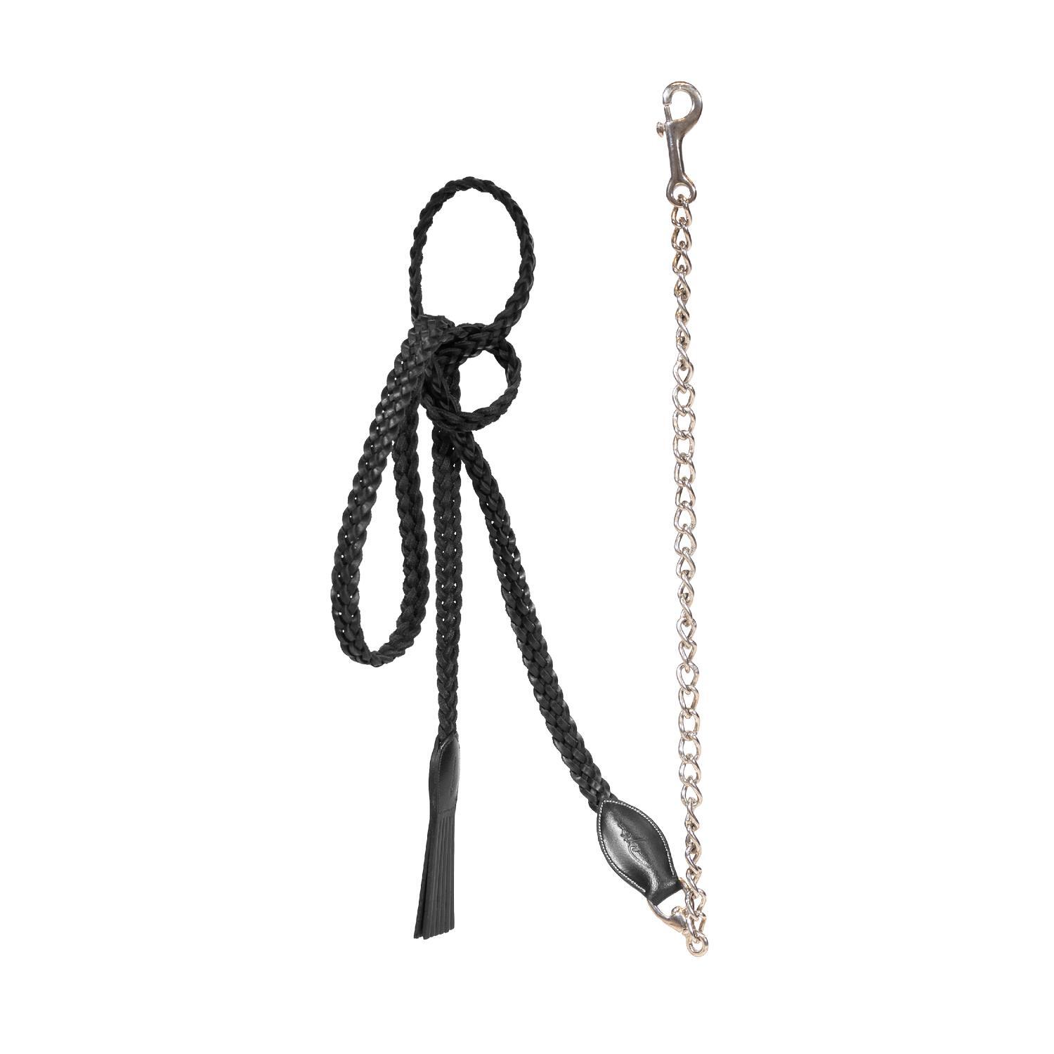 KENTUCKY HORSEWEAR Gevlochten halstertouw met ketting