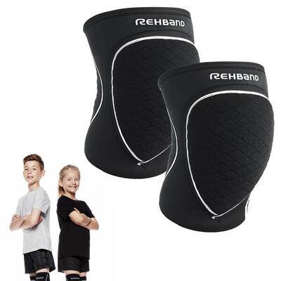 Rodilleras de Neopreno Rehband PRN Negro Junior (x2)