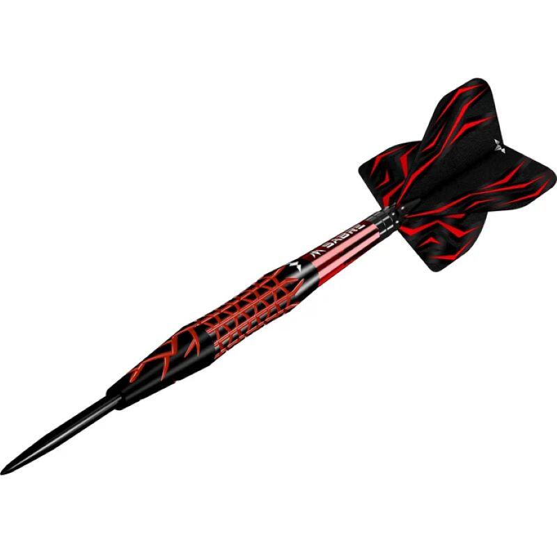 Mission Lava Steeldarts 95 % Wolfram–Schwarz/Rot Electro 22g 2/2