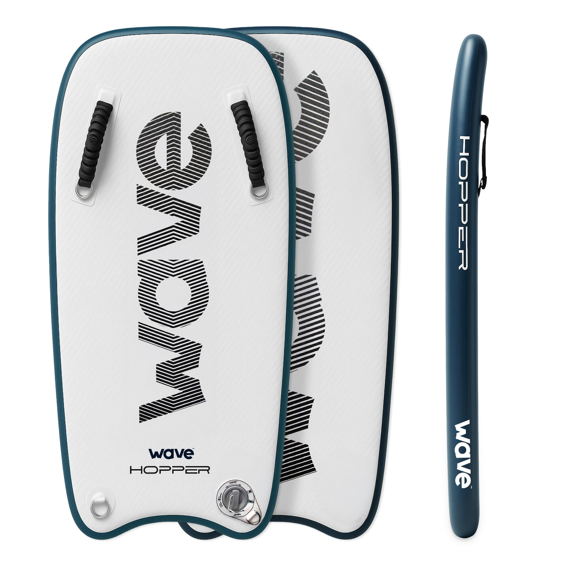 WAVE DIRECT WAVE Hopper Inflatable Body Board | Lightweight Durable PVC Construction