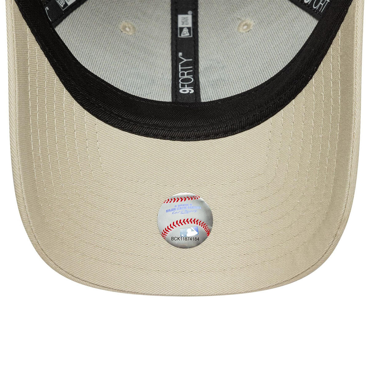 Casquette MLB Oakland Athletics New Era League essential 9FORTY Crème 3/5