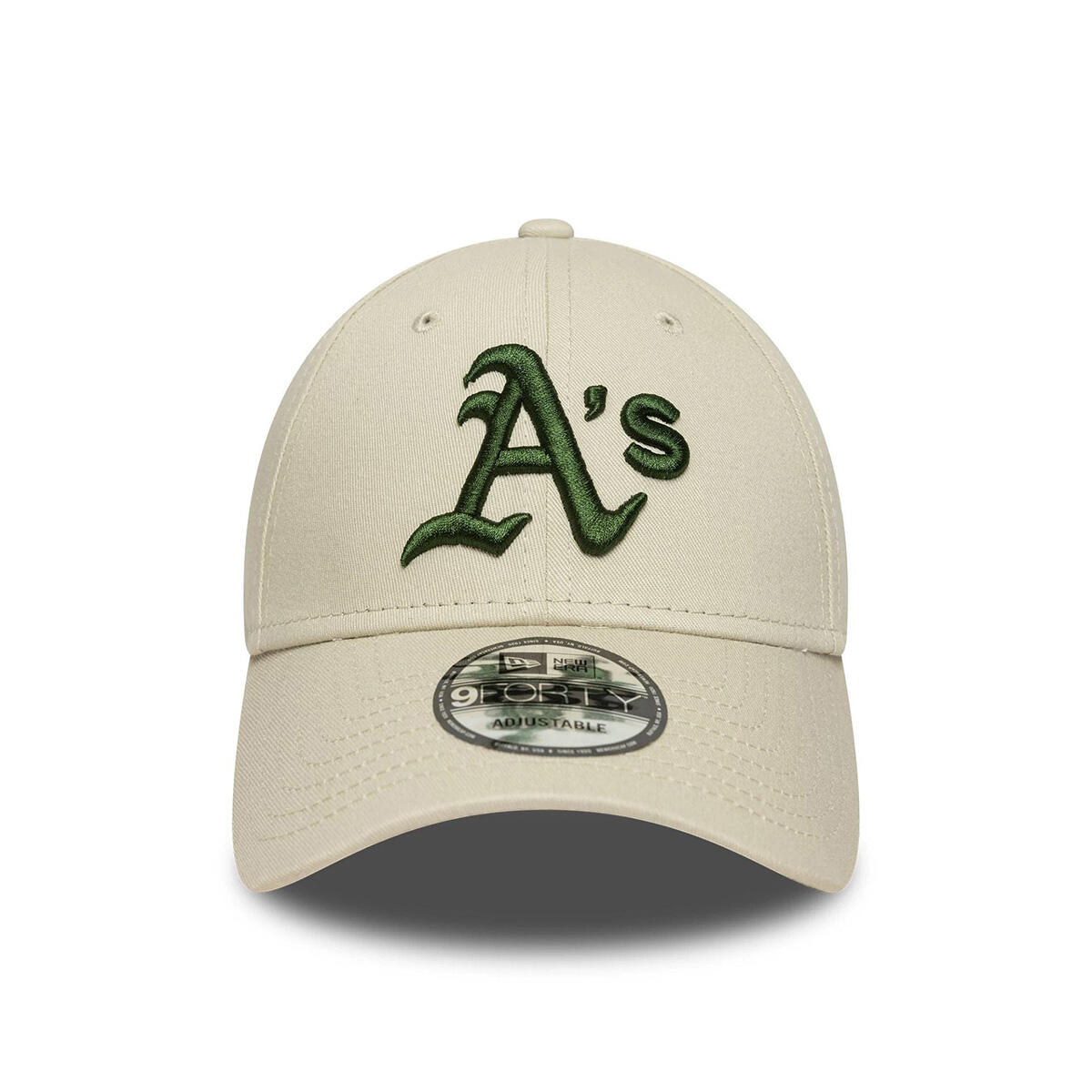 Casquette MLB Oakland Athletics New Era League essential 9FORTY Crème 2/5