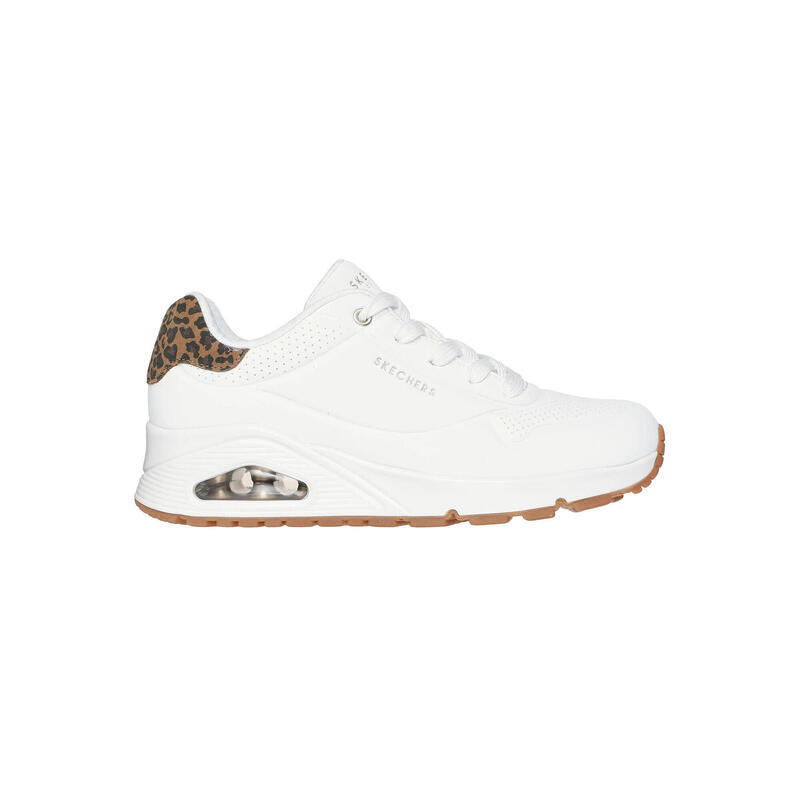 Baskets Femme Baskets Skechers UNO-JUNGLE NITE Blanc Skechers