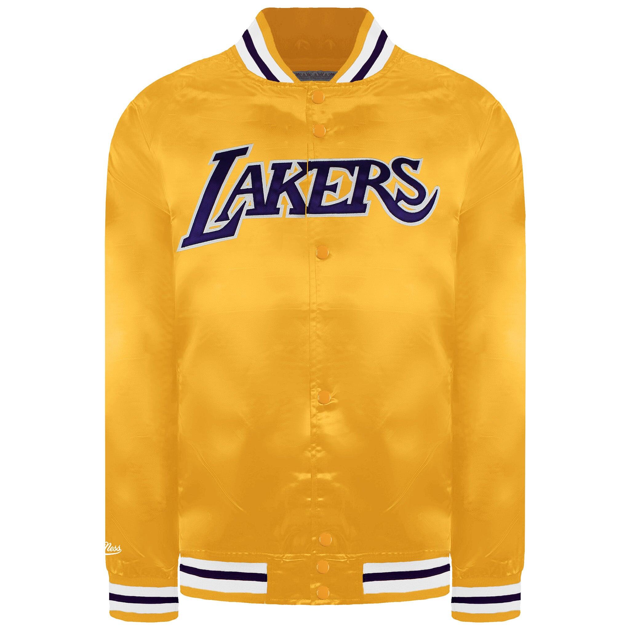 MITCHELL & NESS Mitchell & Ness NBA Los Angeles Lakers Mens Yellow Lightweight Jacket