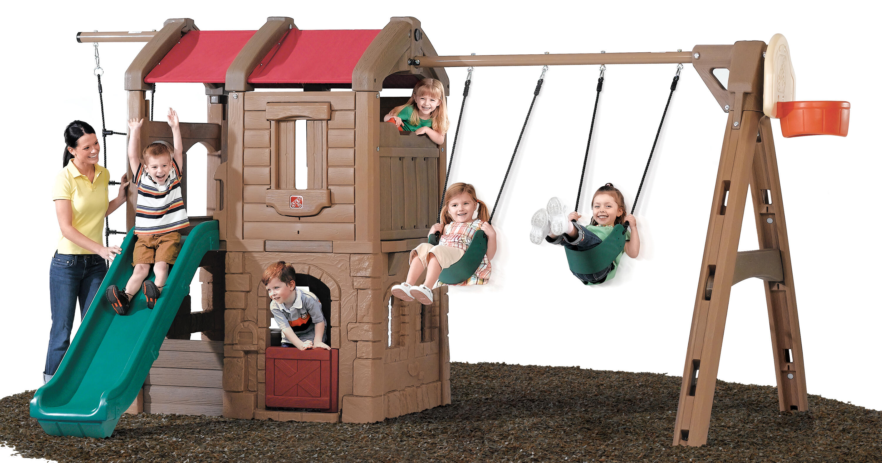Parque Infantil con tobogán/columpio, Naturally Playful Adventure Lodge 4/7
