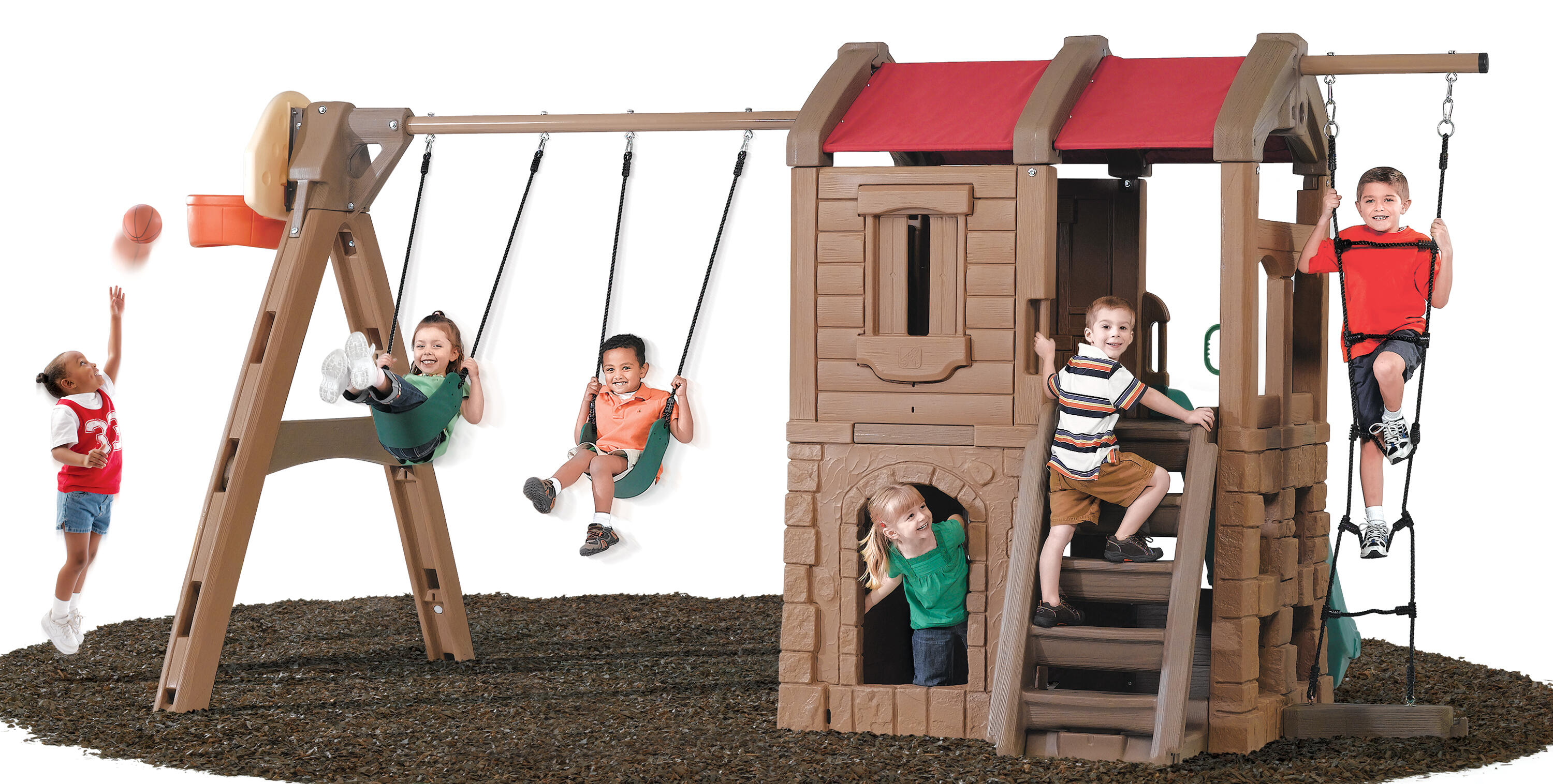 Parque Infantil con tobogán/columpio, Naturally Playful Adventure Lodge 5/7