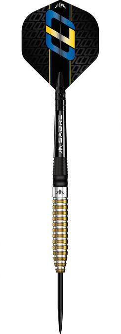 Mission Oskar Lukasiak 22g Steeldarts - 95% Tungsten - Black & Gold PVD 2/2