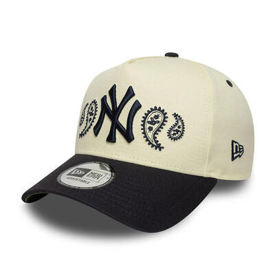 New Era 9FORTY E-Frame Cap New York Yankees Paisley MLB white
