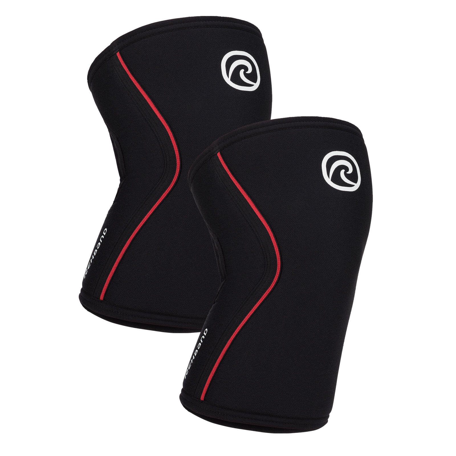 Rehband - Rehband Rx Genouillère 7 Mm | Bandage Genou Haltérophilie & Entraînement - Genouillère De Maintien - Noir|rouge - Decathlon