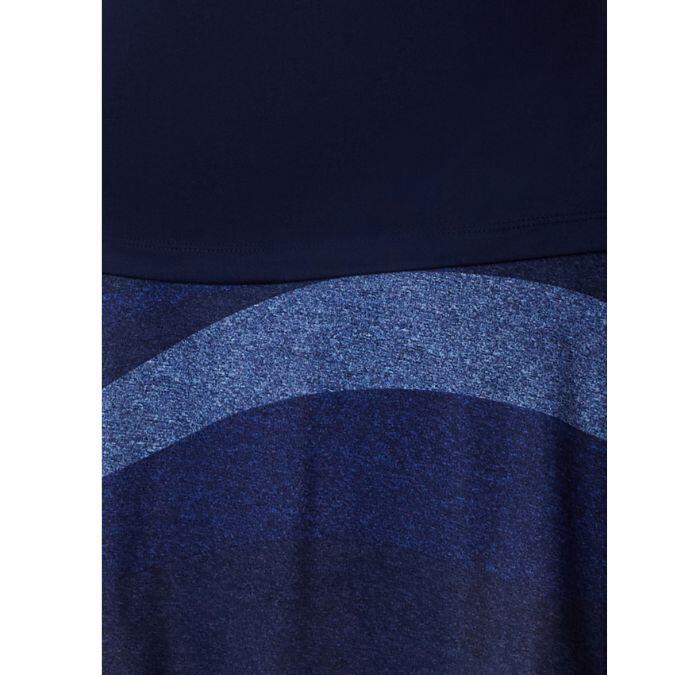 Mouwloze Dames Callaway Golf Polo Gradient Wave Print Peacoat 5/5