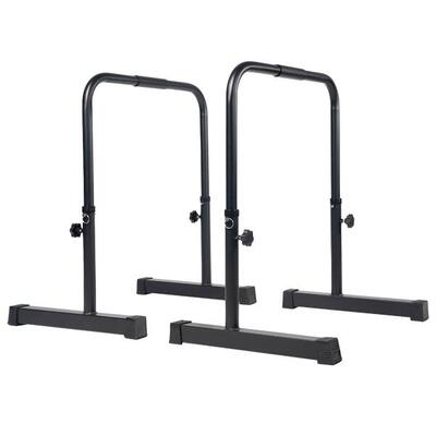 Verstellbares Dip Barren Set - Dip Station bis 130 kg - Dip Stangen - Dip Bars
