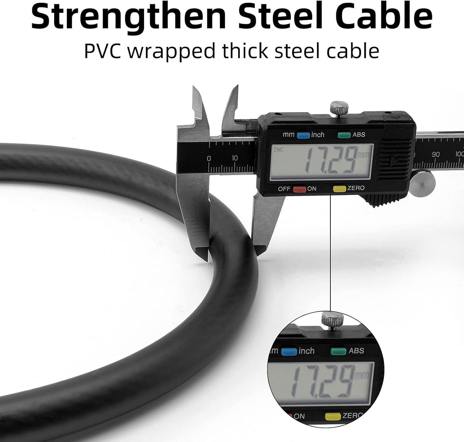 ROCKBROS Antivol Vélo à Code, Câble 5 Chiffres pour Vélo et Trottinette 2/6