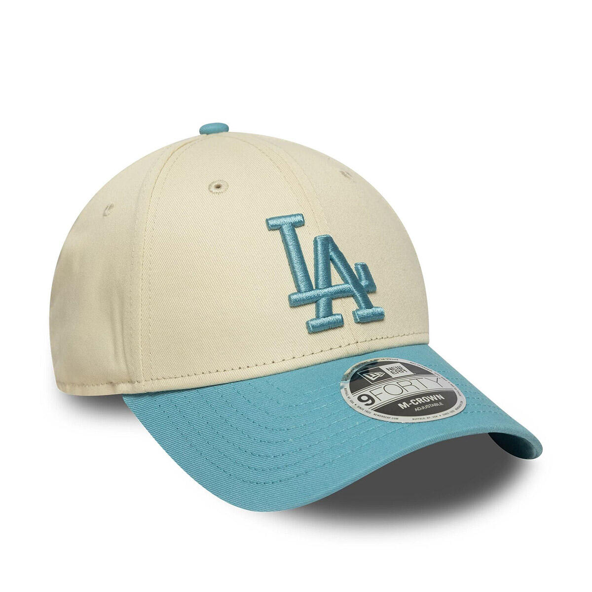 New Era 9FORTY M-Crown Cap LA Dodgers MLB Colour Block blue 4/5