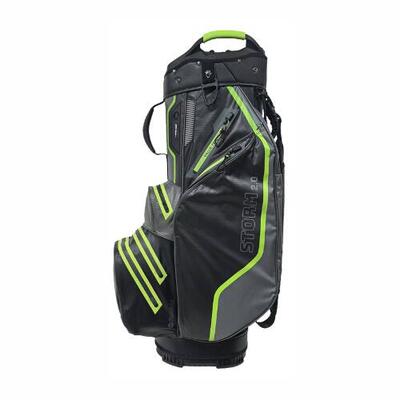 Fastfold storm 2.0 ultra dry cartbag zwart/lime