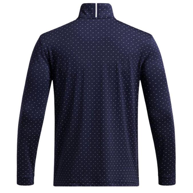 Under Armour Heren Playoff Printed 1/4 Zip Navy Wit Steel Maat XL 4/4