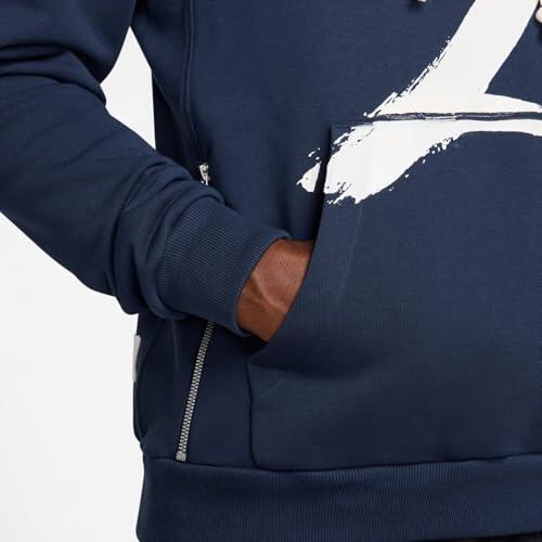 Sweat à capuche Nike PSG pour hommes en bleu nuit 3/4
