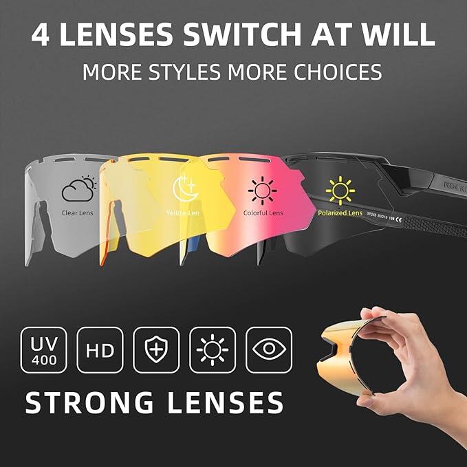Lunettes De Sport Polarisées Rivbos(393) - Alibaba