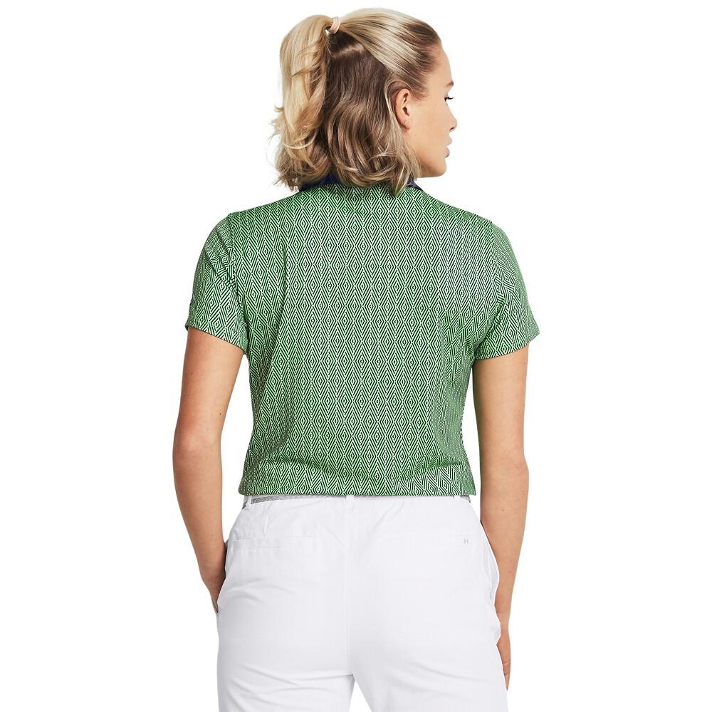 Dames Golfpolo Under Armour Playoff Ace Polo-Matrix Green Navy 4/5