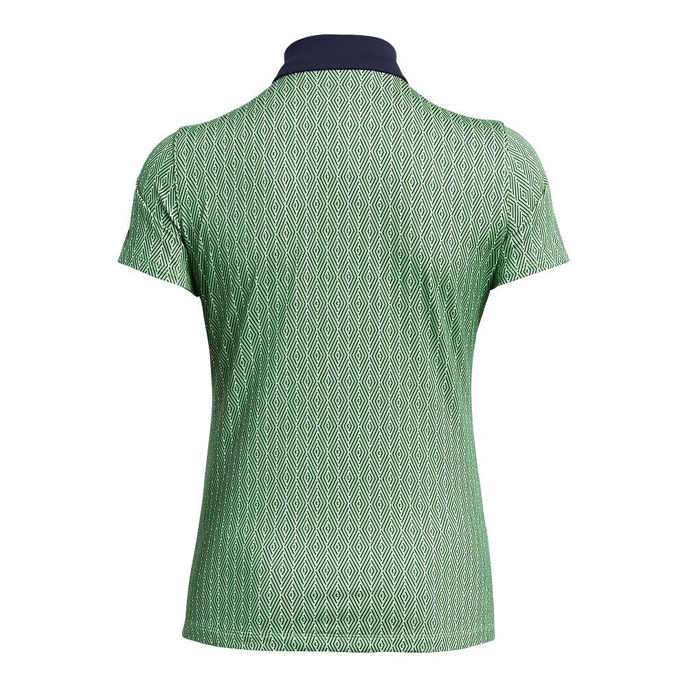 Dames Golfpolo Under Armour Playoff Ace Polo-Matrix Green Navy 2/5