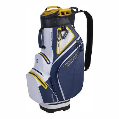 Fastfold mercury cartbag navy/wit/geel