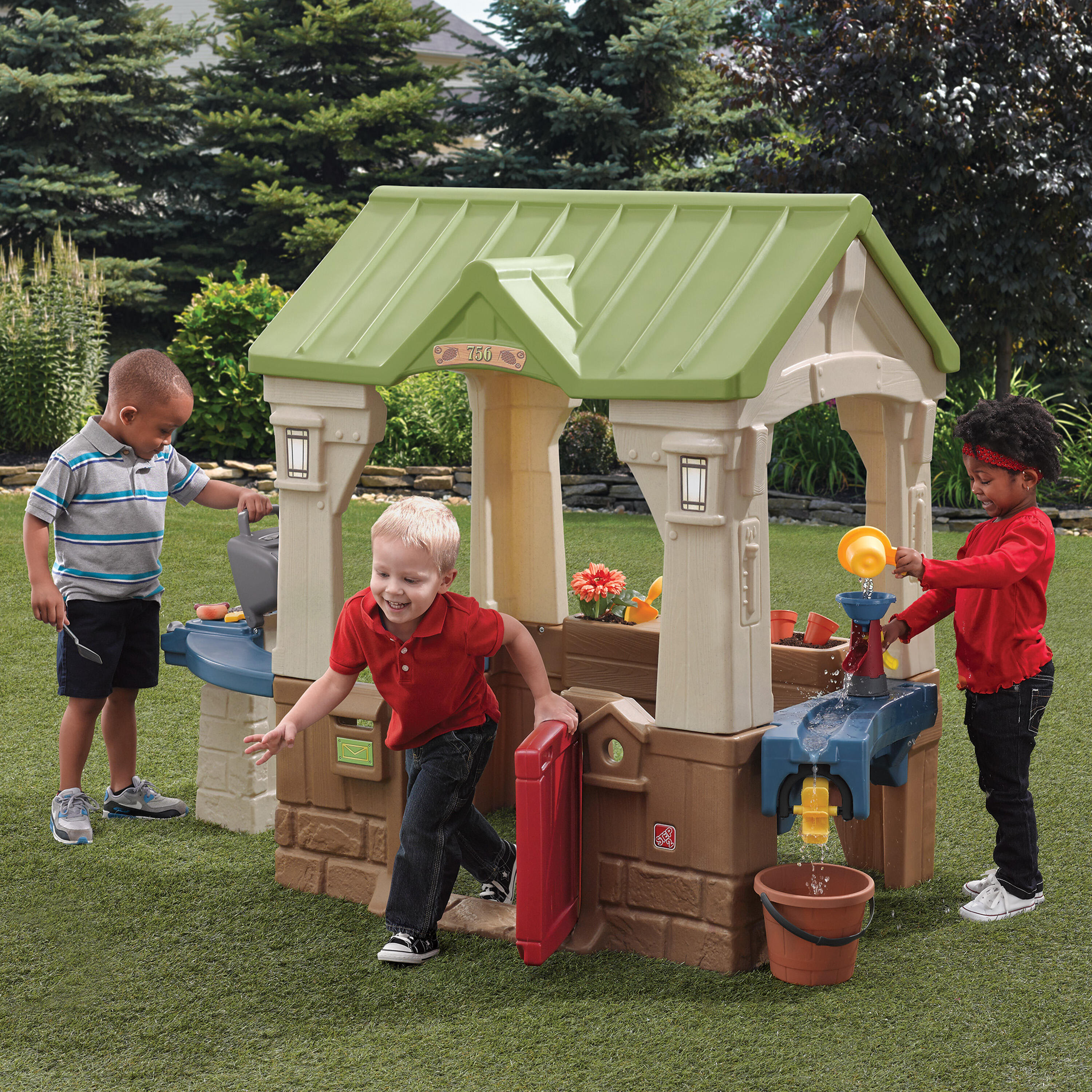 Casita infantil de jardín con accesorios Great Outdoors 5/7