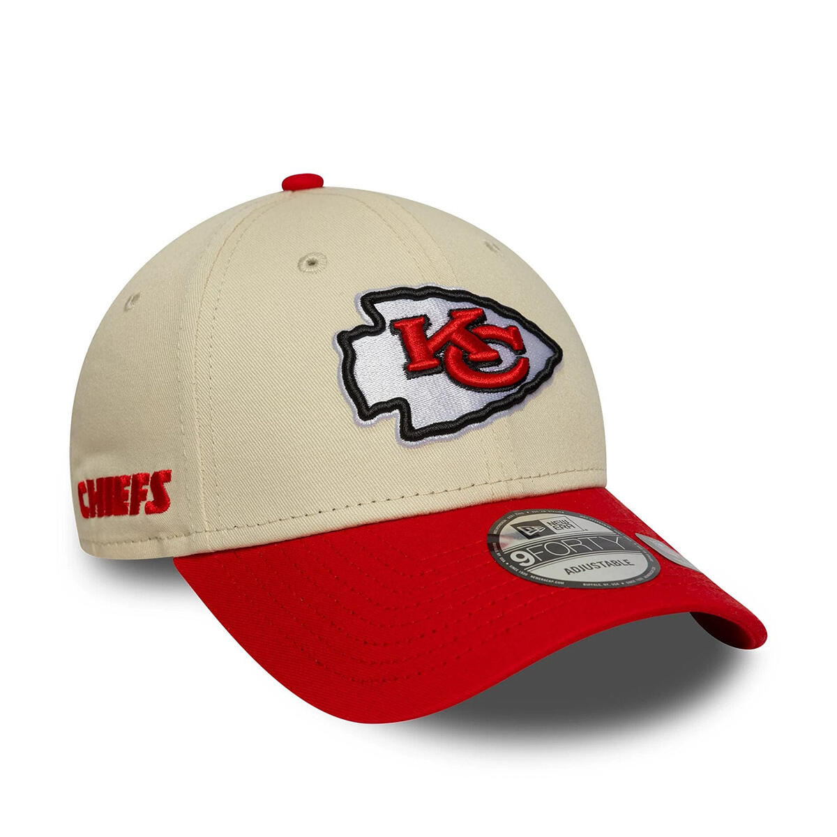 New Era 9FORTY Cap Kansas City Chiefs Wordmark NFL beige 6/6