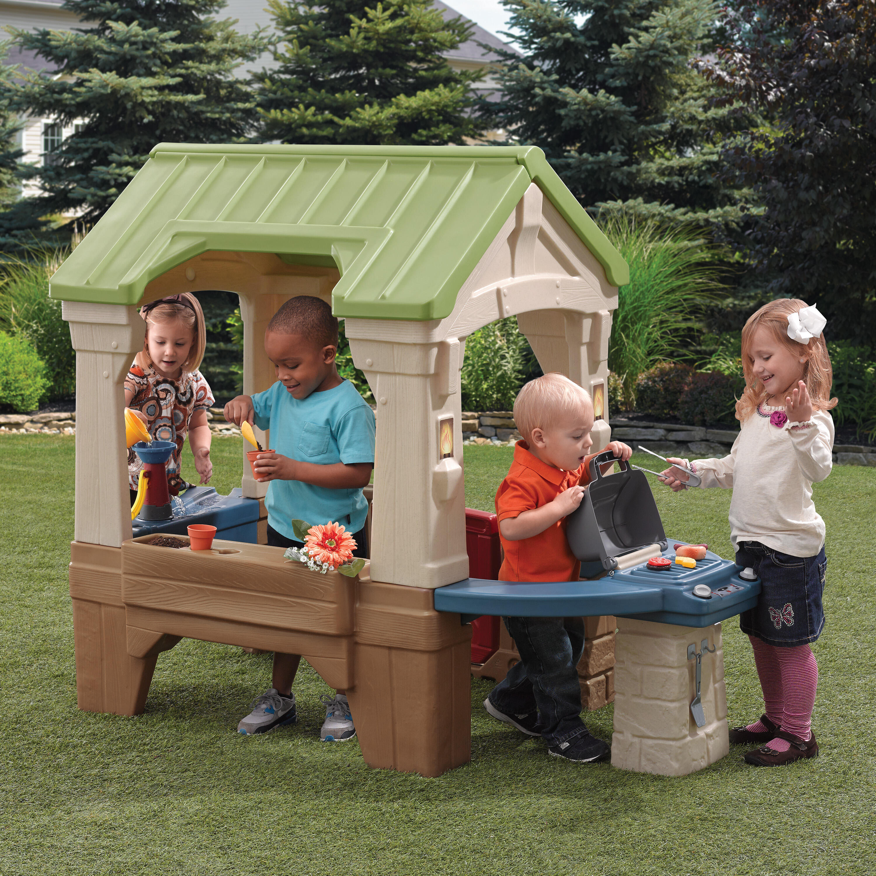 Casita infantil de jardín con accesorios Great Outdoors 6/7