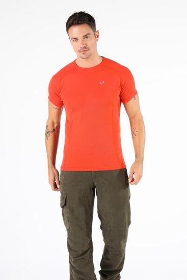 Berg - 100% Wełny Merino Koszulka (195 g/m²) M, Kremowy