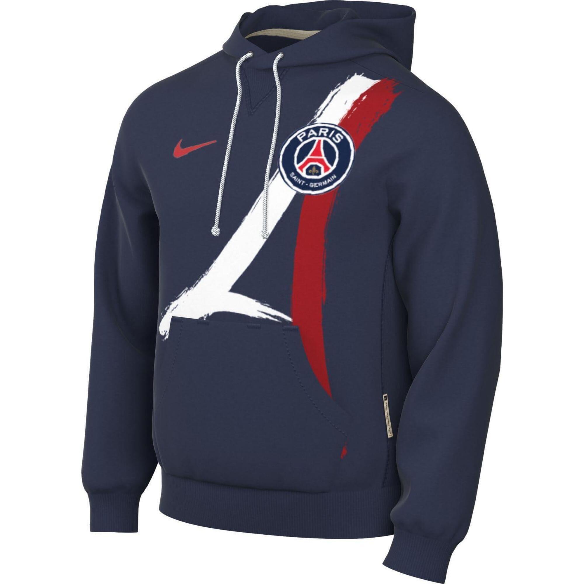 Nike - Sweat À Capuche Nike Psg Pour Hommes En Bleu Nuit - Survêtement De Sudation - Bleu|rouge - S - Decathlon