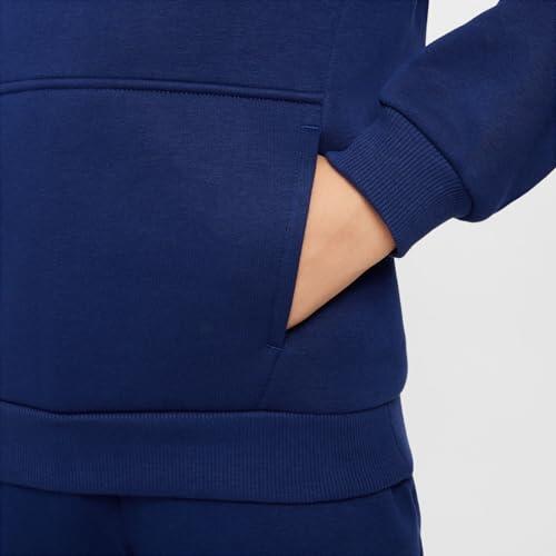 Felpa con Cappuccio Nike CR7 Club per Bambini in Blu Void 3/4